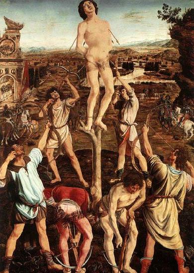 Antonio Pollaiuolo Martyrdom of St Sebastian oil painting picture